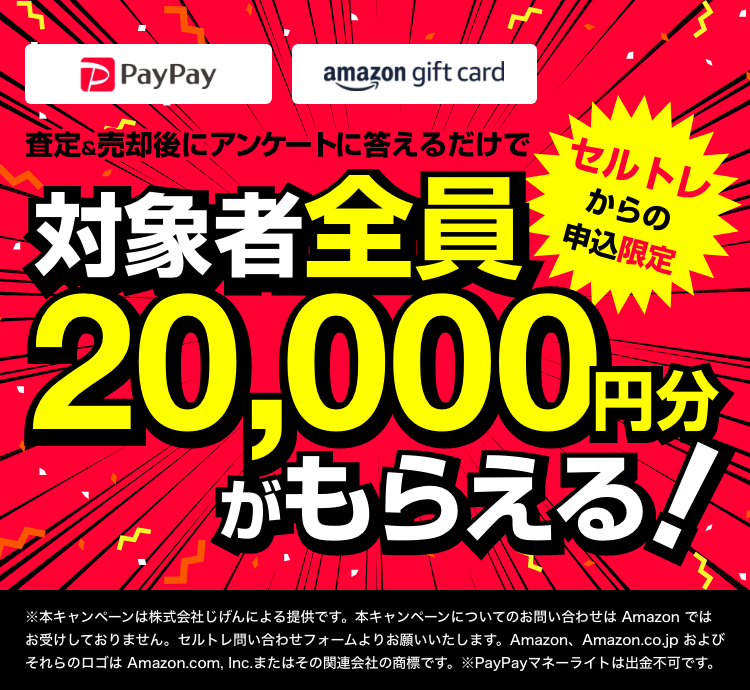 アンケートに答えてデジタルギフト券をGET！ | 車の買取・事故車や廃車の査定なら【セルトレ】